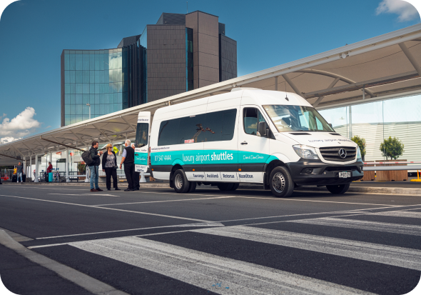 Shuttle at Auckland Airport